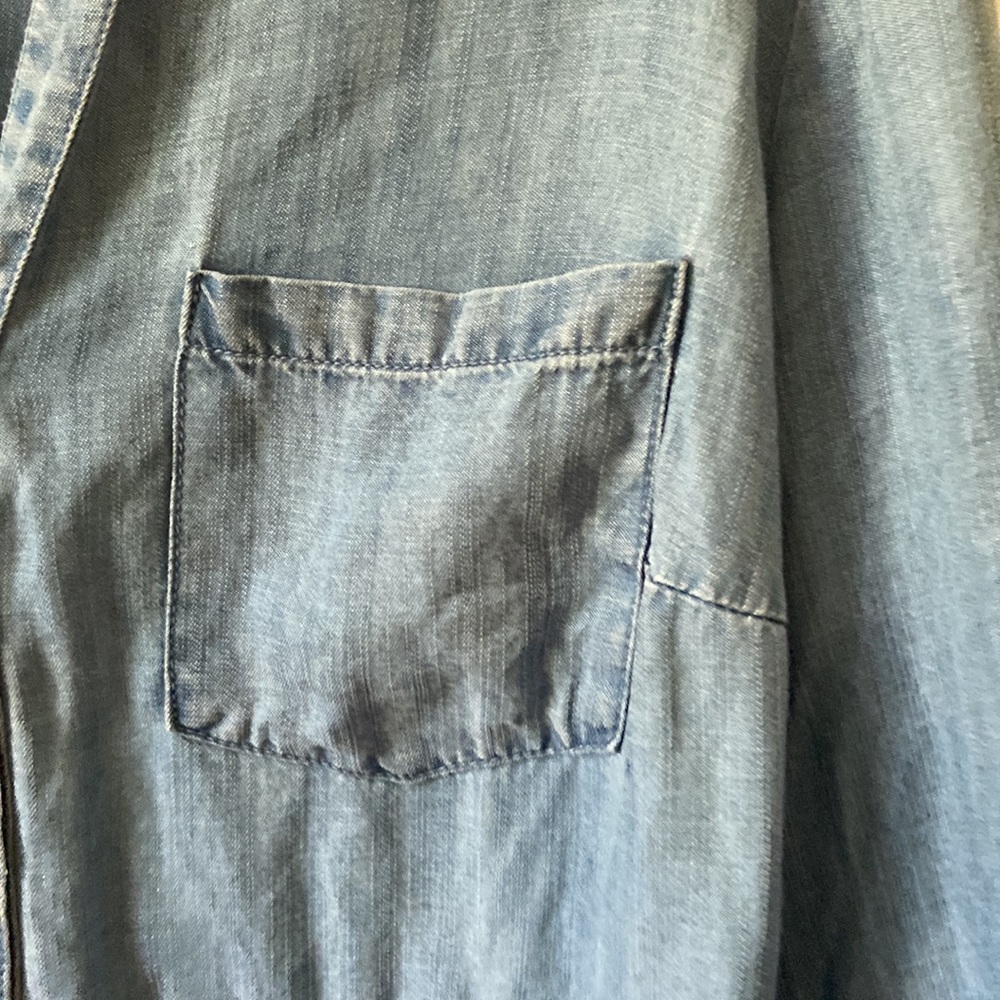 Torrid Plus Size Chambray Button Down Top - image 7